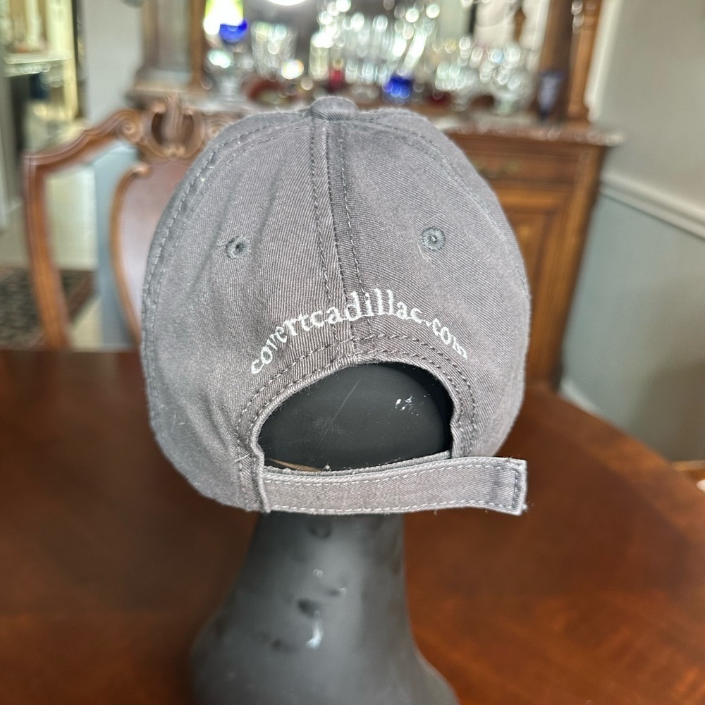Gray Embroidered Logo Cap - Picture 3 of 6
